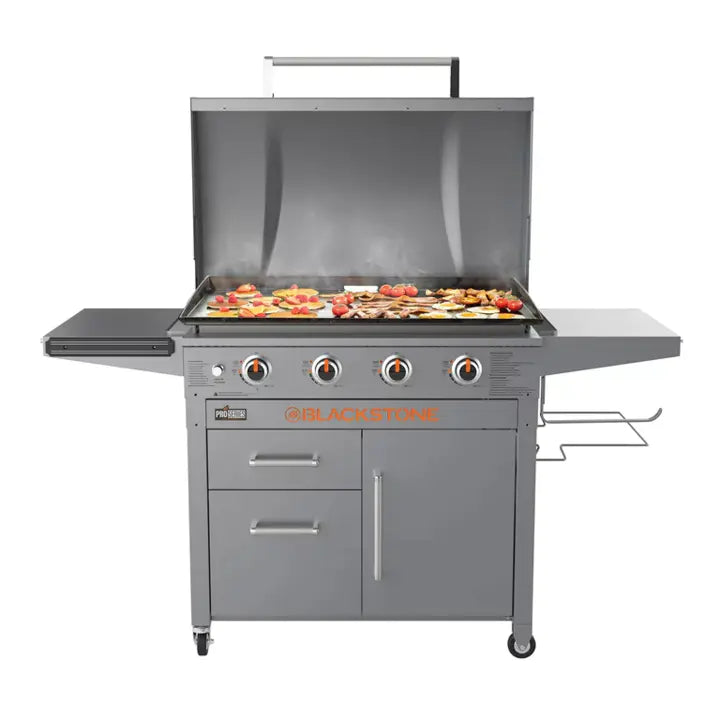 Plancha au gaz Blackstone ProSeries 36" 4 brûleurs avec capot