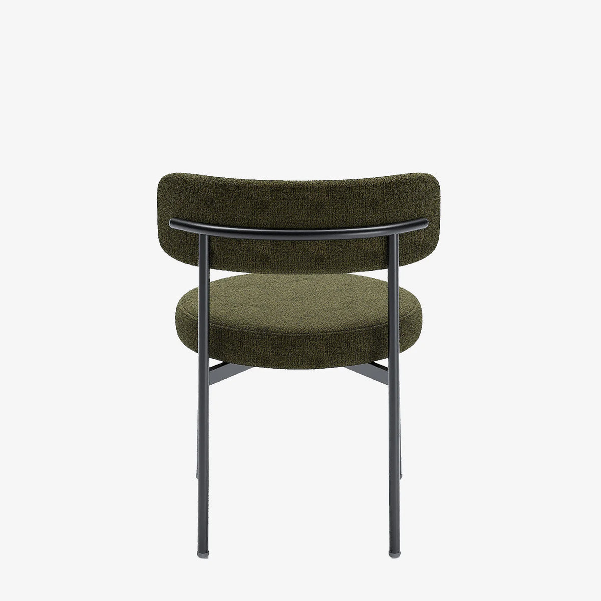 Lot de 2 chaises de table velours vert Scarlett