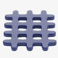 Dessous de plat c ramique grid bleu Orsay