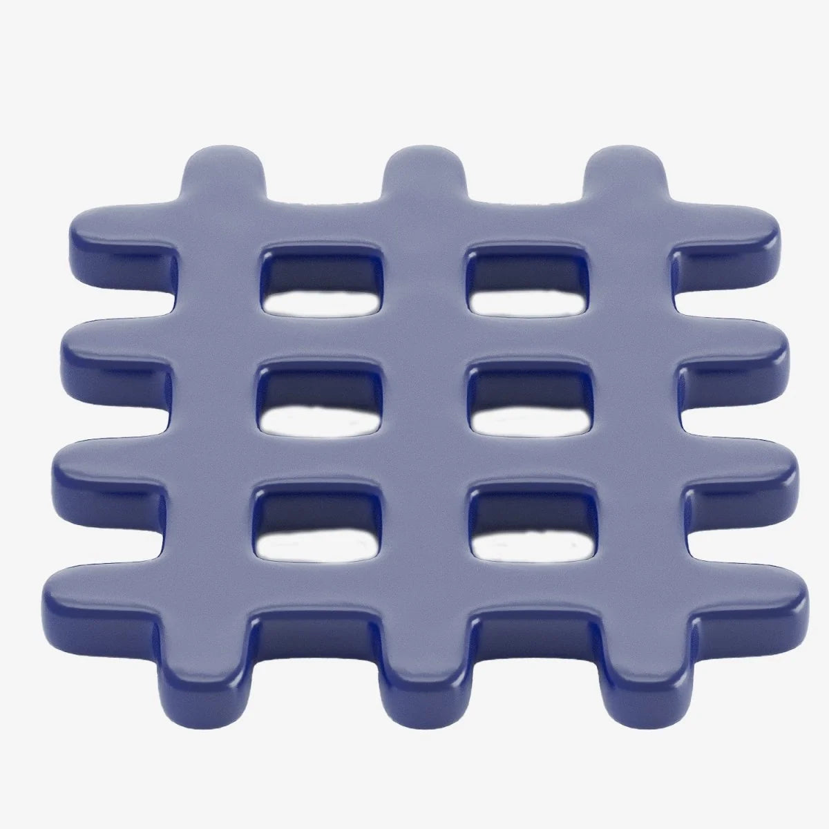 Dessous de plat c ramique grid bleu Orsay
