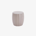 Table d'appoint ronde en ciment rose p le Grenade