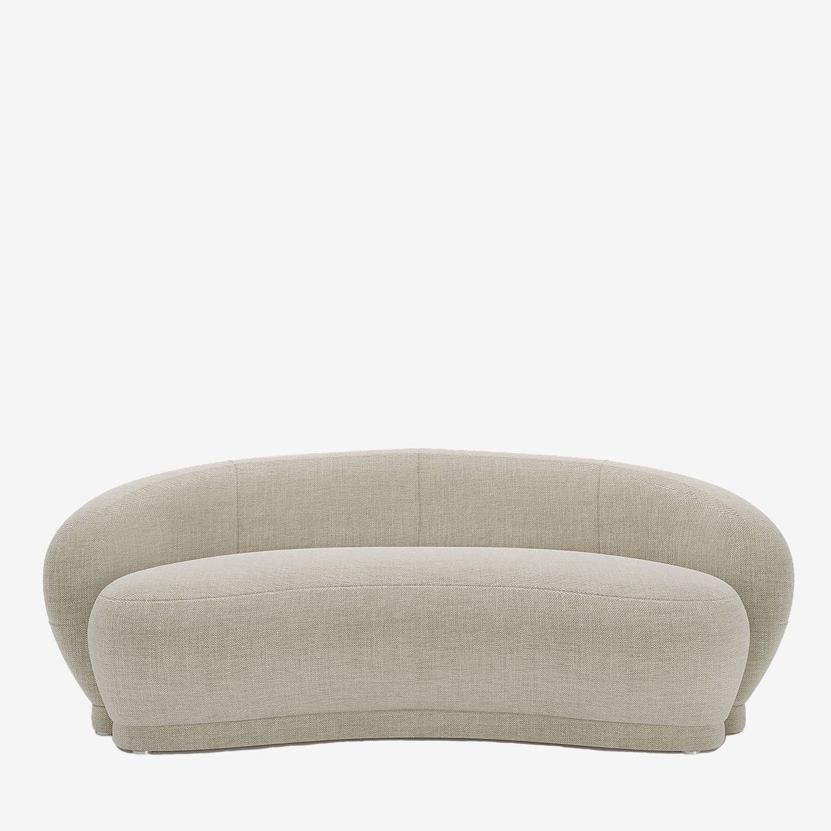 Canap  design tissu beige Bianca