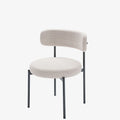 Lot de 2 chaises de table velours cr me Scarlett