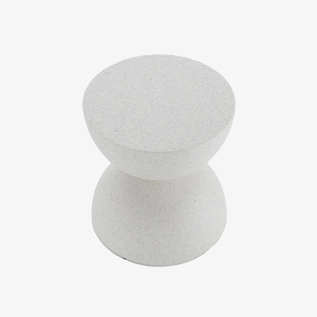 Table d'appoint ronde design en magnésie