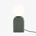 Lampe de table en c ramique vintage verte Goya