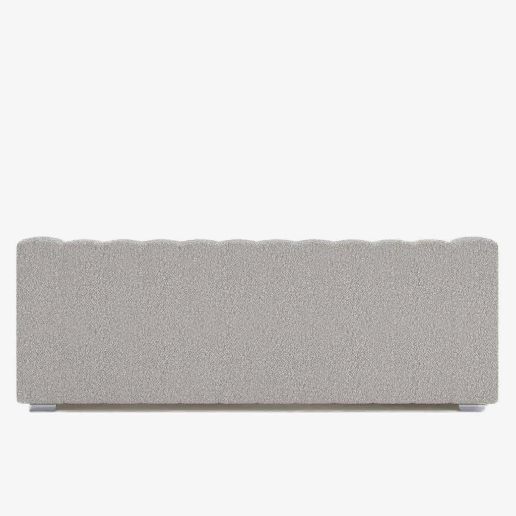 Canap  couleur cr me tissu bouclette Garance