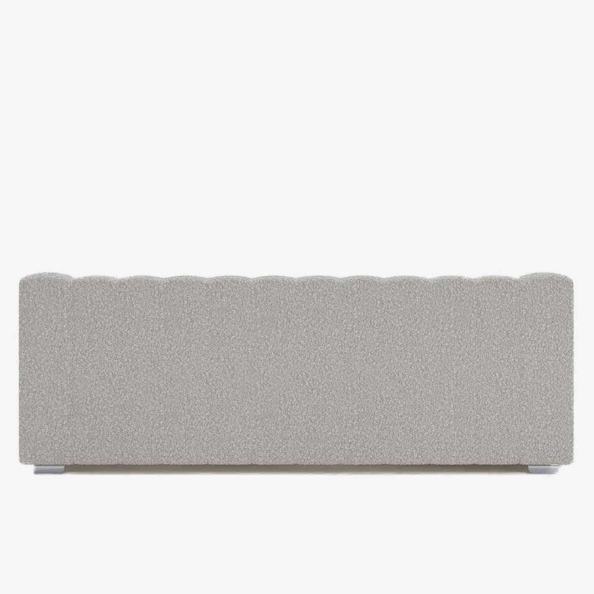 Canap  couleur cr me tissu bouclette Garance