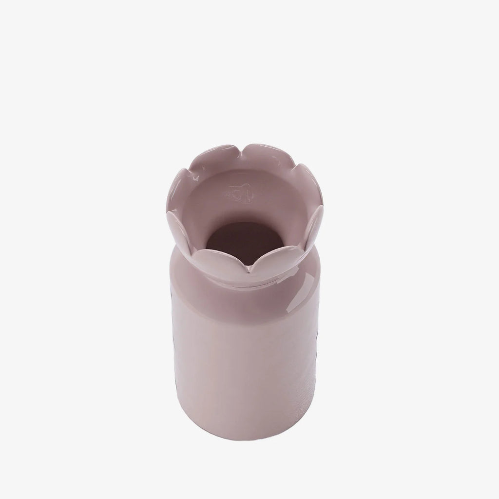 Grand vase col tulipe Rivoli, c ramique rose