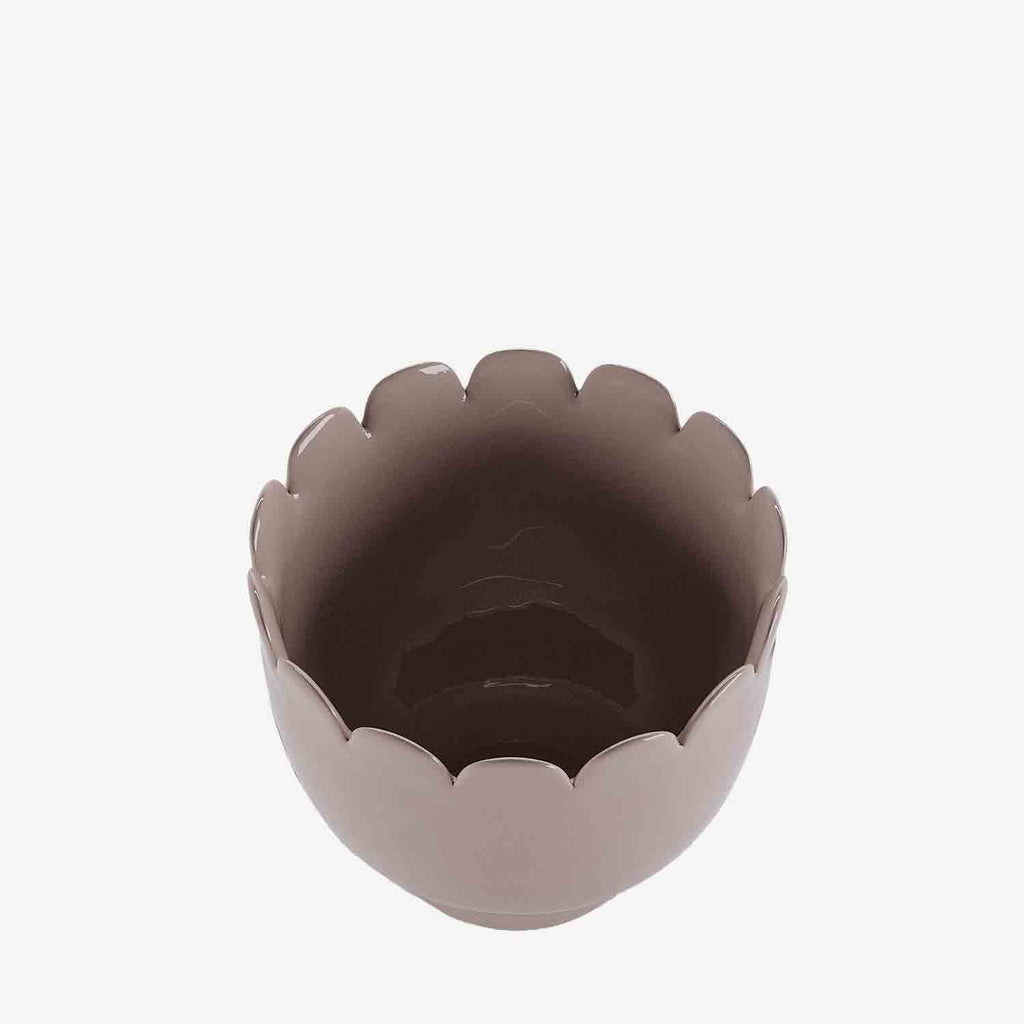 Petit vase forme tulipe en c ramique rose Marceau