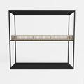 Console en m tal et bambou