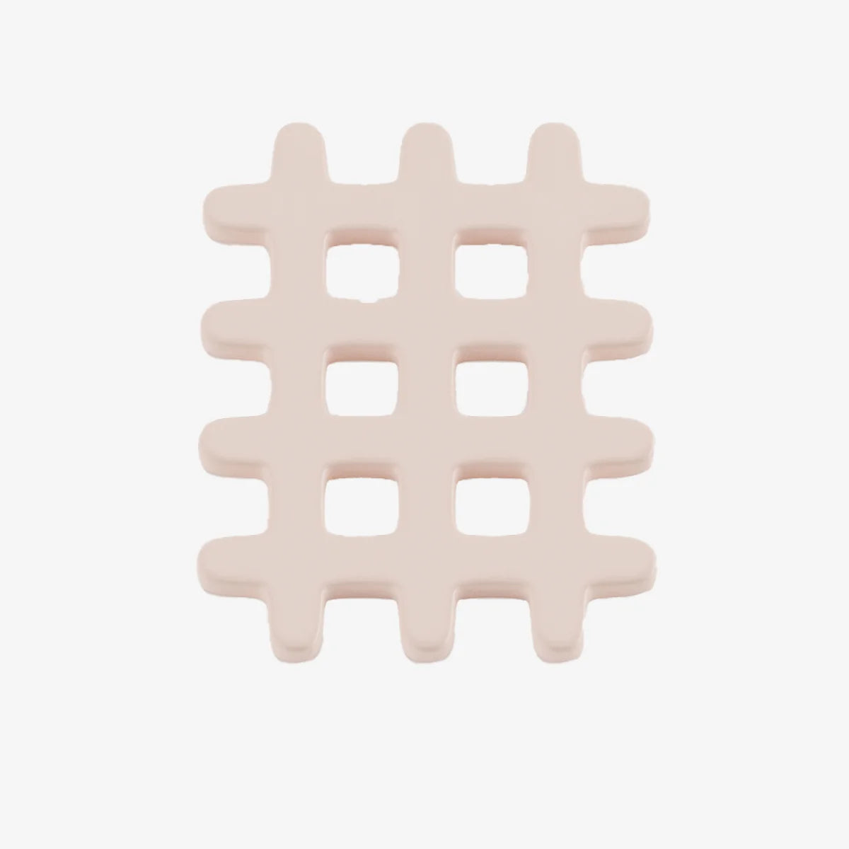 Dessous de plat c ramique grid rose p le Orsay