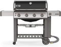 Barbecue au gaz naturel Weber Genesis II E-410, 4 brûleurs - Noir