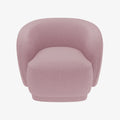 Fauteuil bouclette couleur rose Victoria