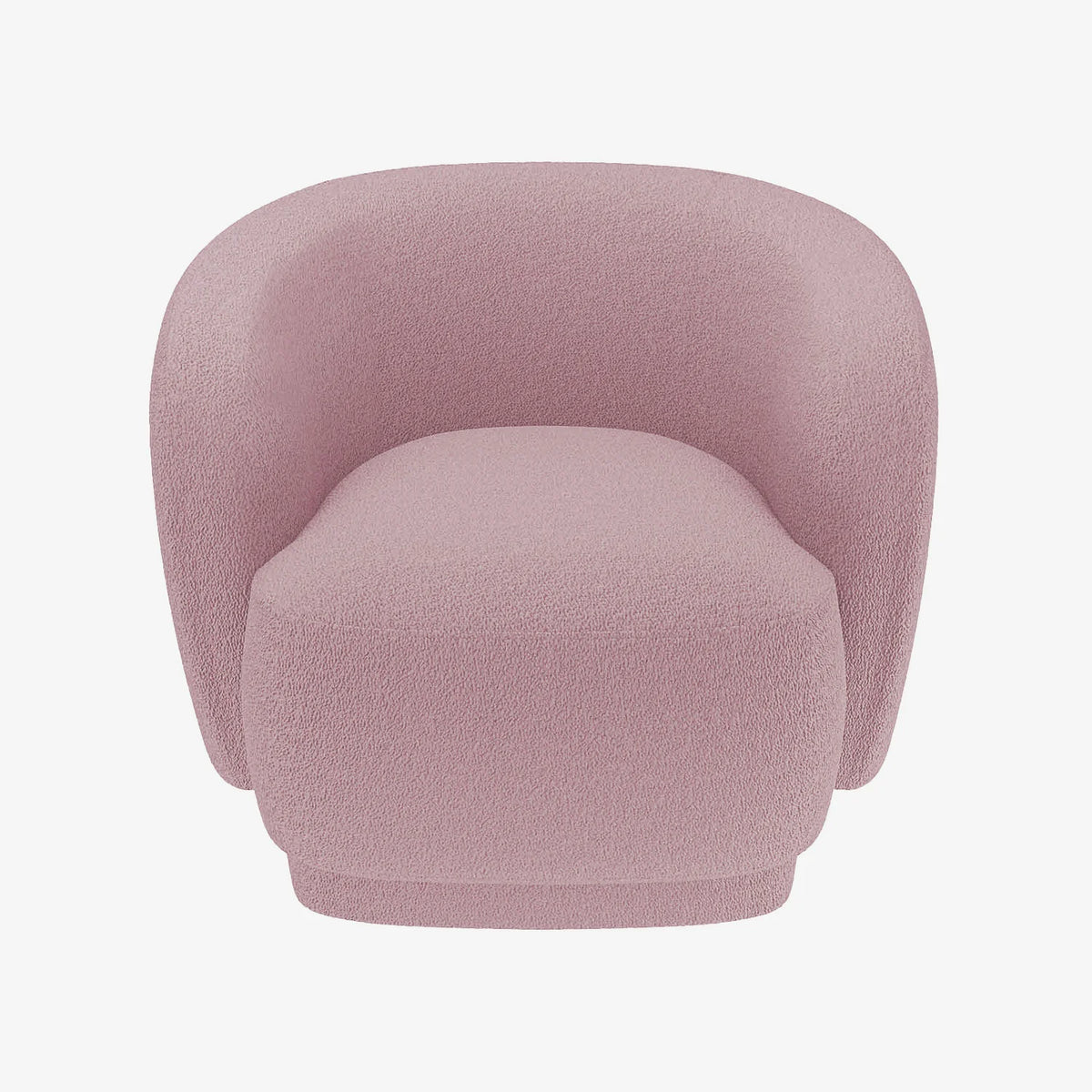 Fauteuil bouclette couleur rose Victoria