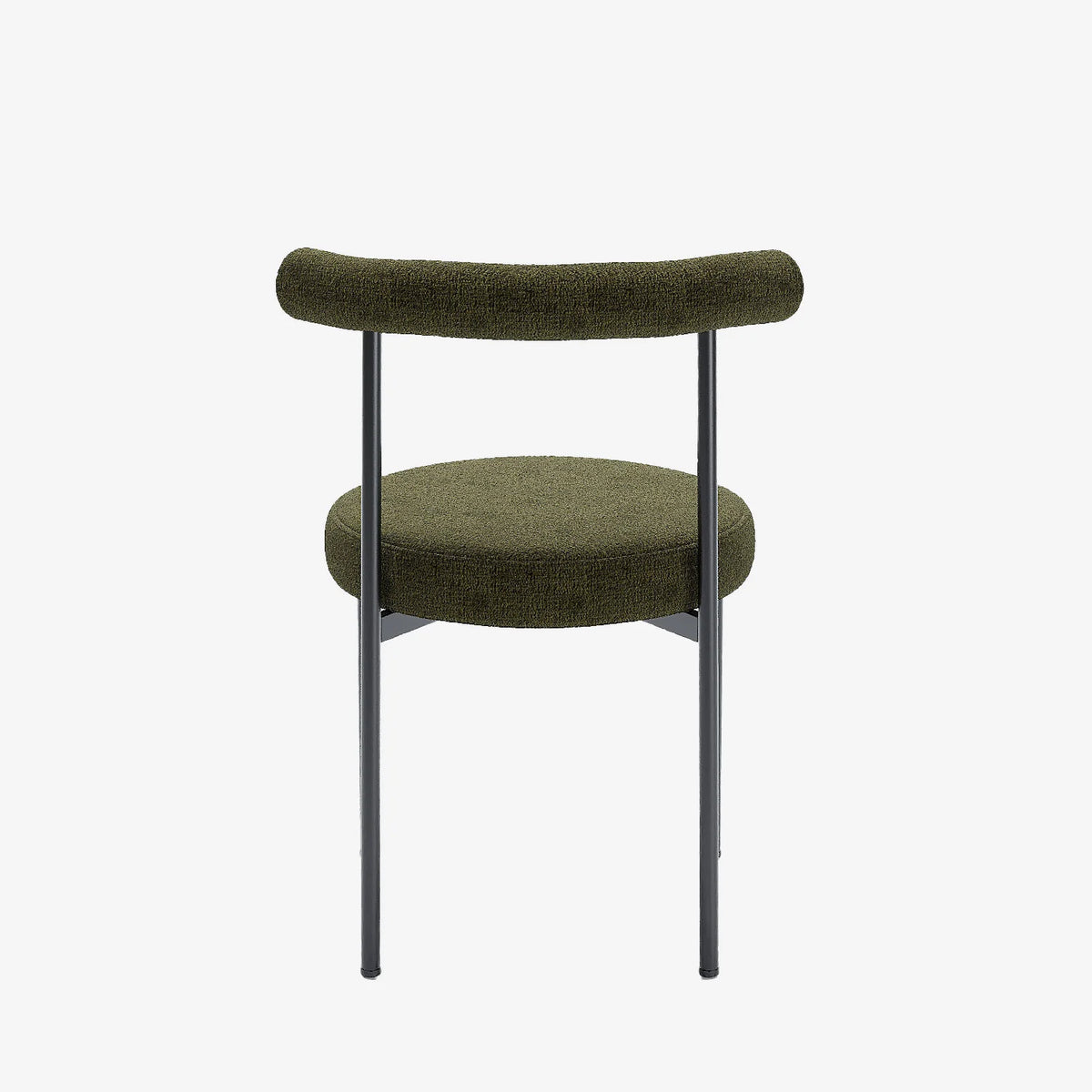 Lot de 2 chaises de salle   manger design moderne, velours vert Julia
