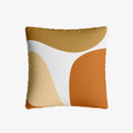Coussin carré camel déhoussable 40x40cm