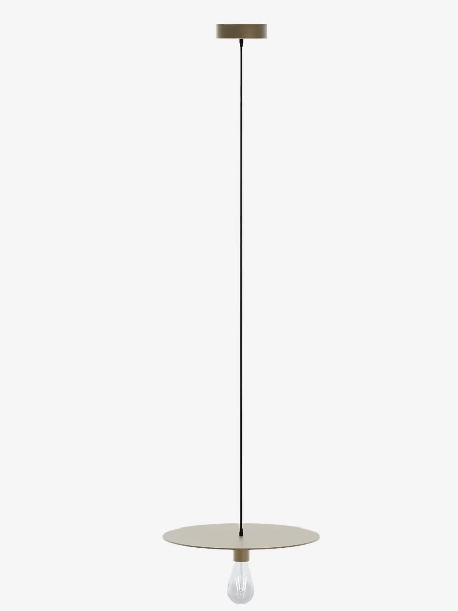 Luminaire suspension circulaire en m tal dor  Moli re