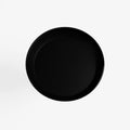 Table d'appoint design en métal noir