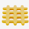 Dessous de plat c ramique grid jaune Orsay