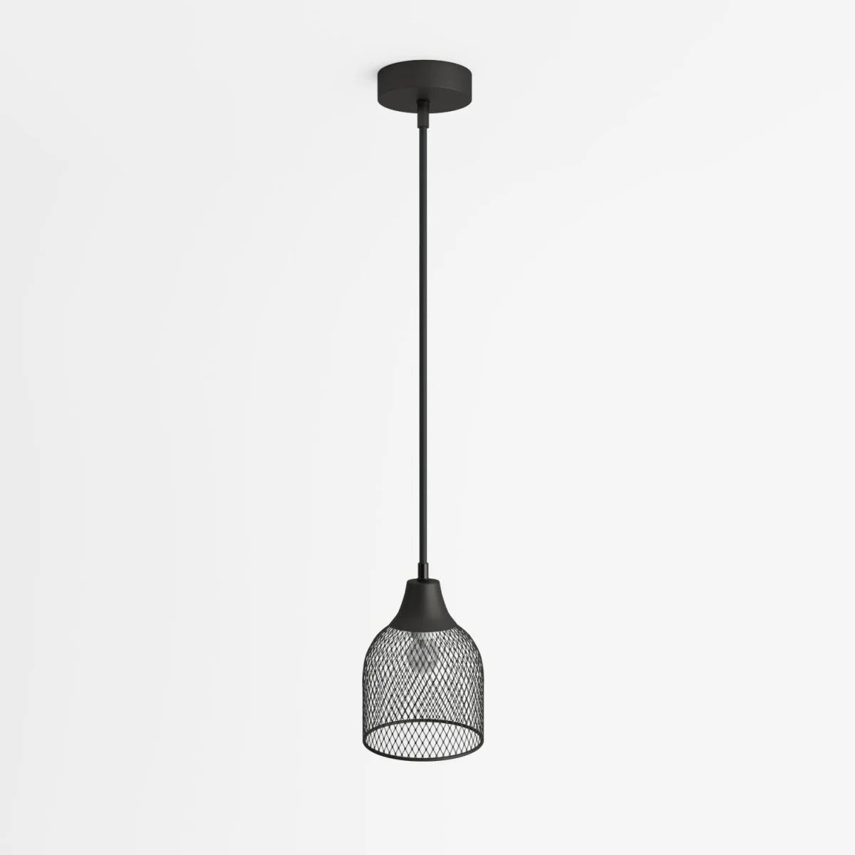 Suspension en métal noir