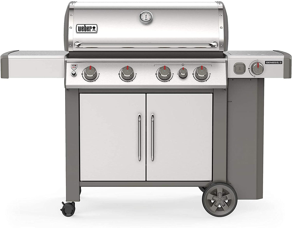 Barbecue au gaz propane Weber Genesis II S-435, 4 brûleurs - Inox
