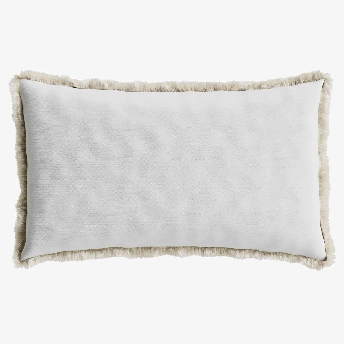 Coussin rectangulaire feuillage tropical bleu Dakar