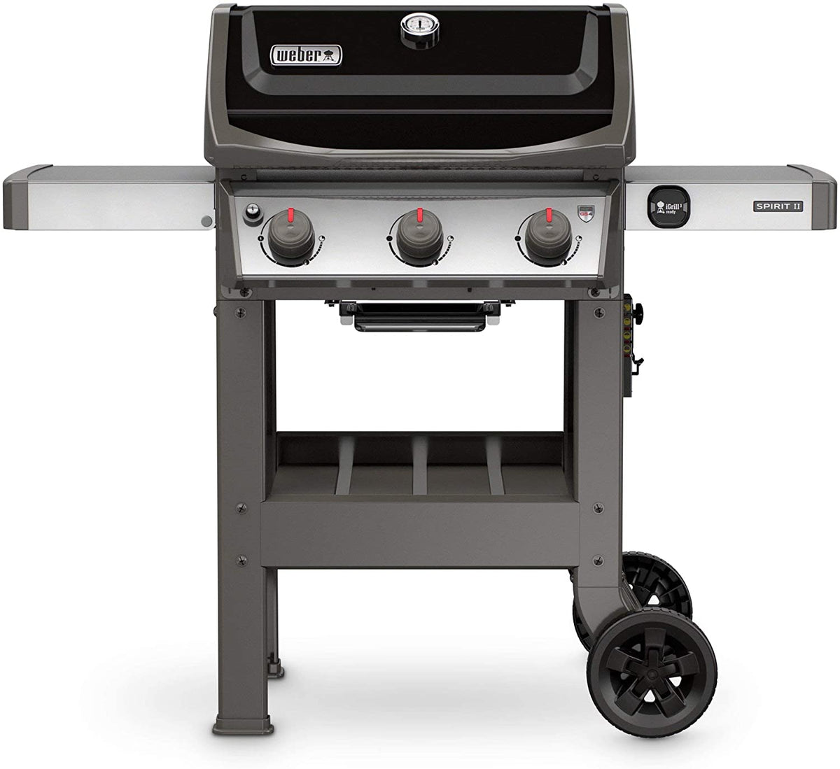 Barbecue au gaz propane Weber Spirit II E-310, 3 brûleurs - Noir