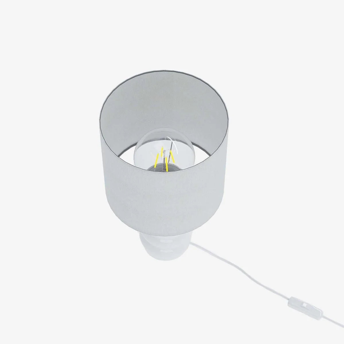 Lampe   poser en c ramique et tissu Montaigne