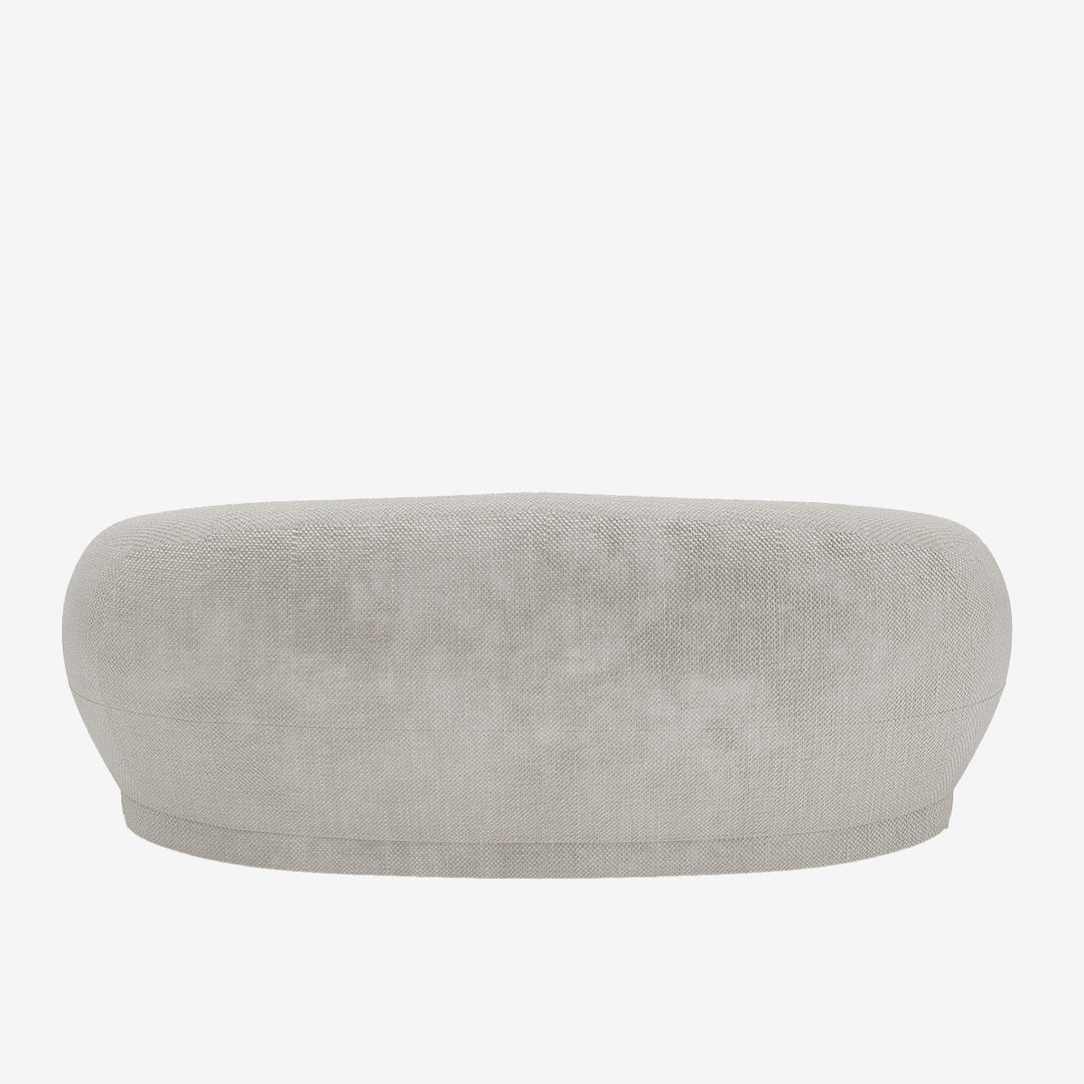 Canap  3-4 places en tissu chenille cr me Bianca