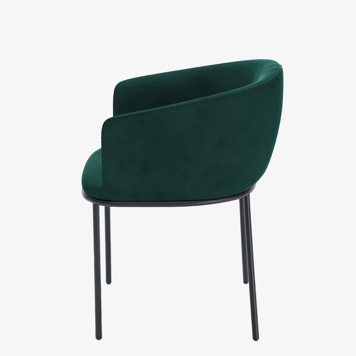 Lot de 2 fauteuils de salle à manger en velours