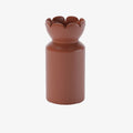 Grand vase col tulipe Rivoli, c ramique rouge