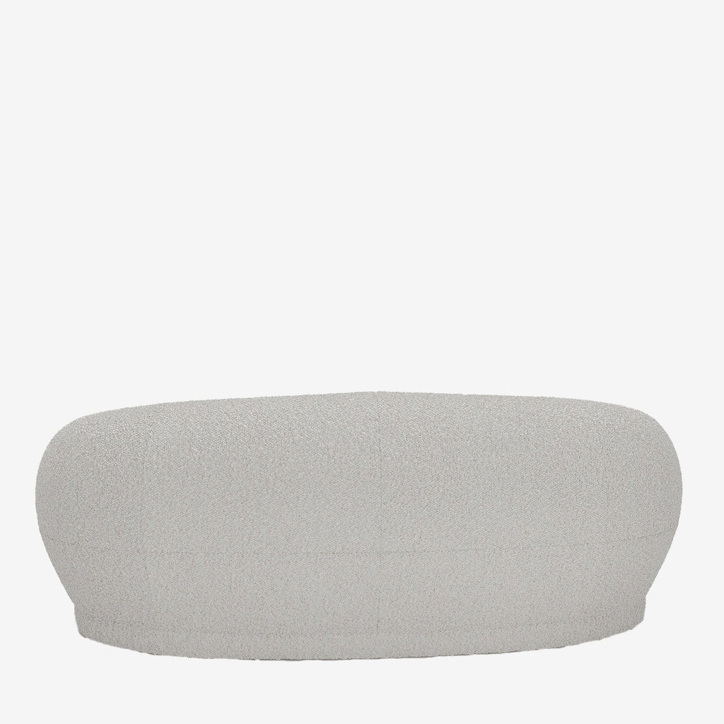 Canap  blanc tissu bouclette Bianca