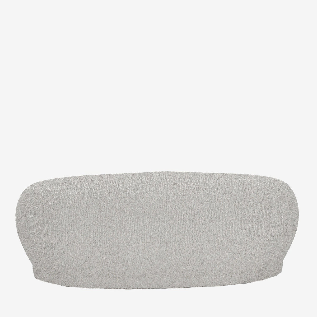 Canap  blanc tissu bouclette Bianca