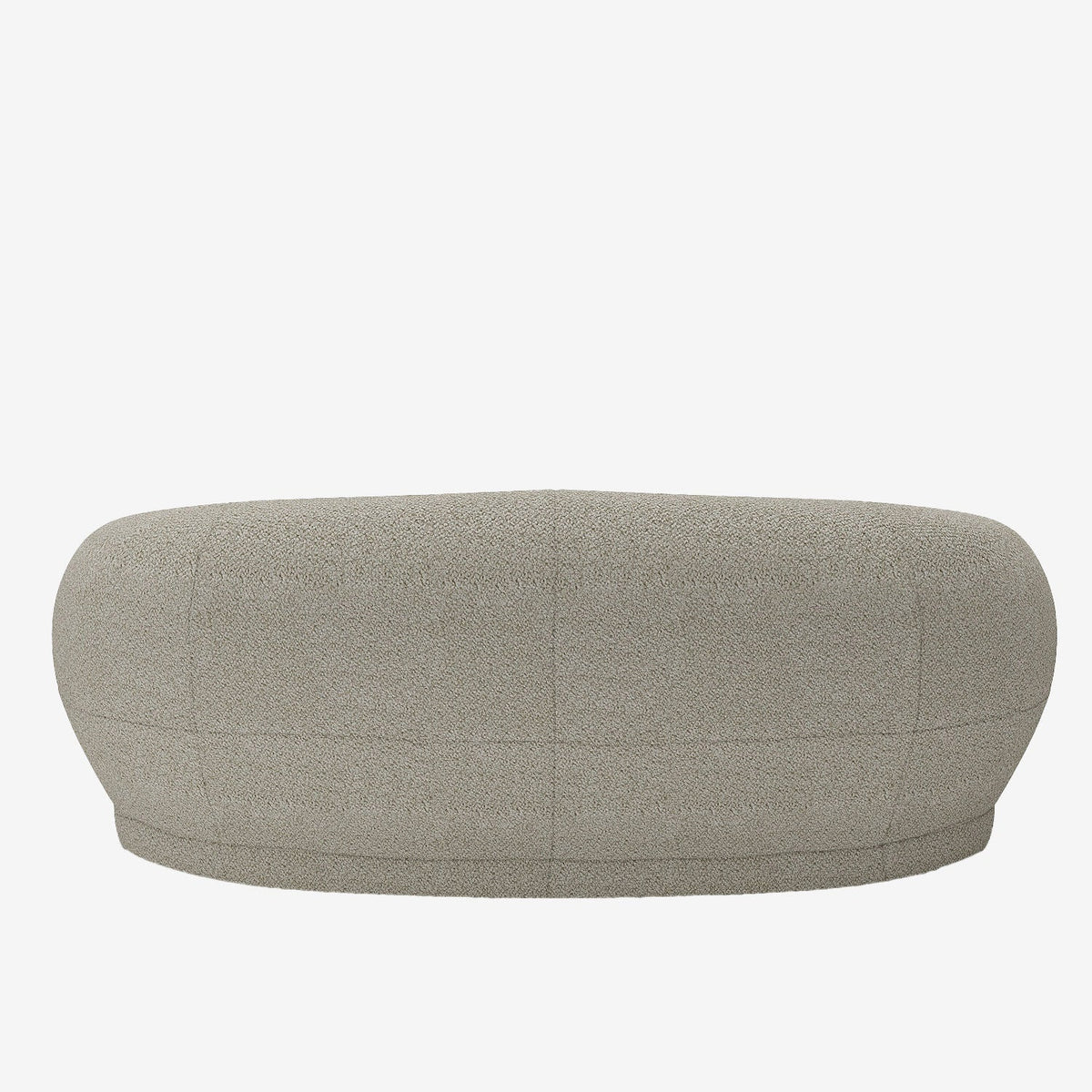 Canap  3-4 places en tissu bouclette beige Bianca