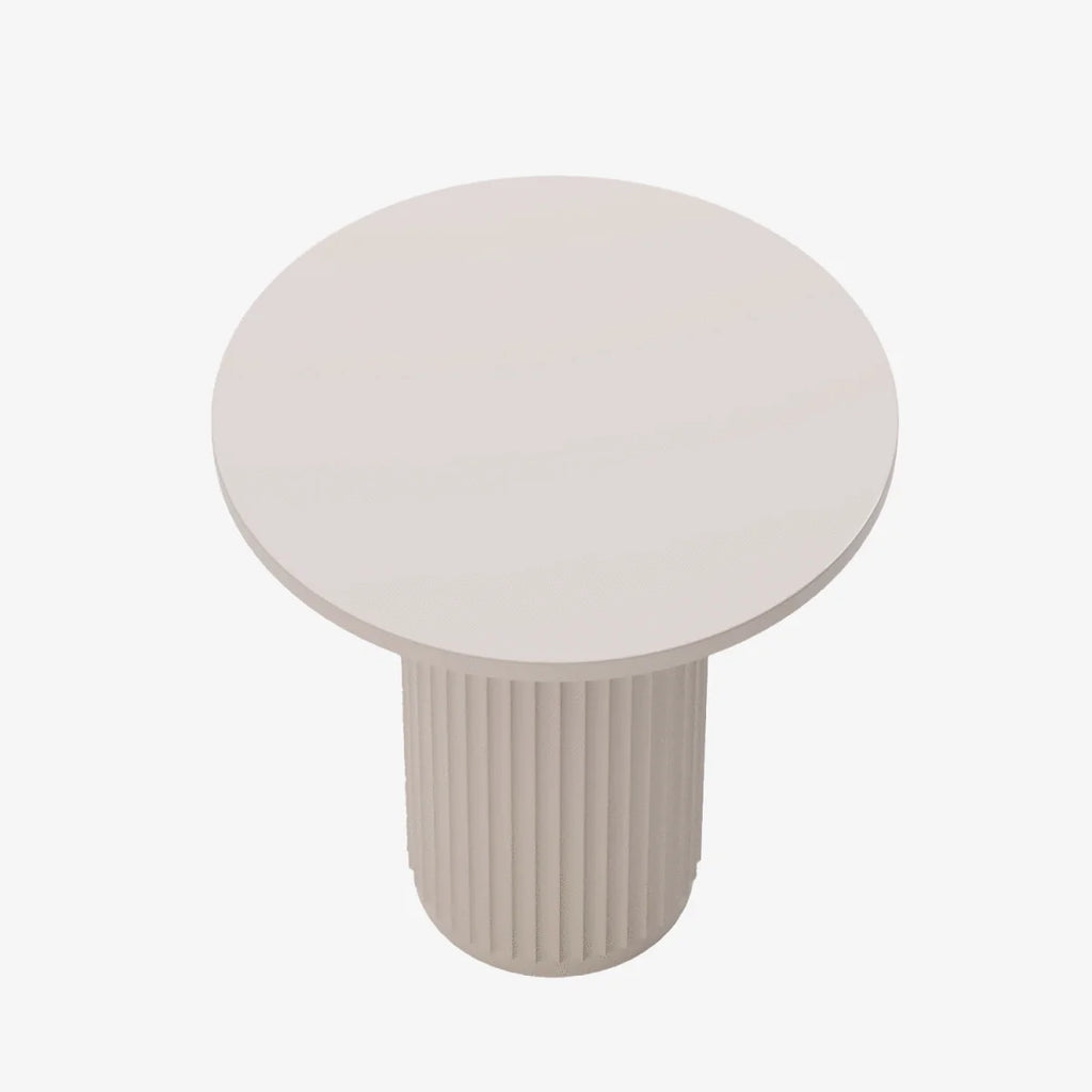 Table d'appoint ronde cannel e