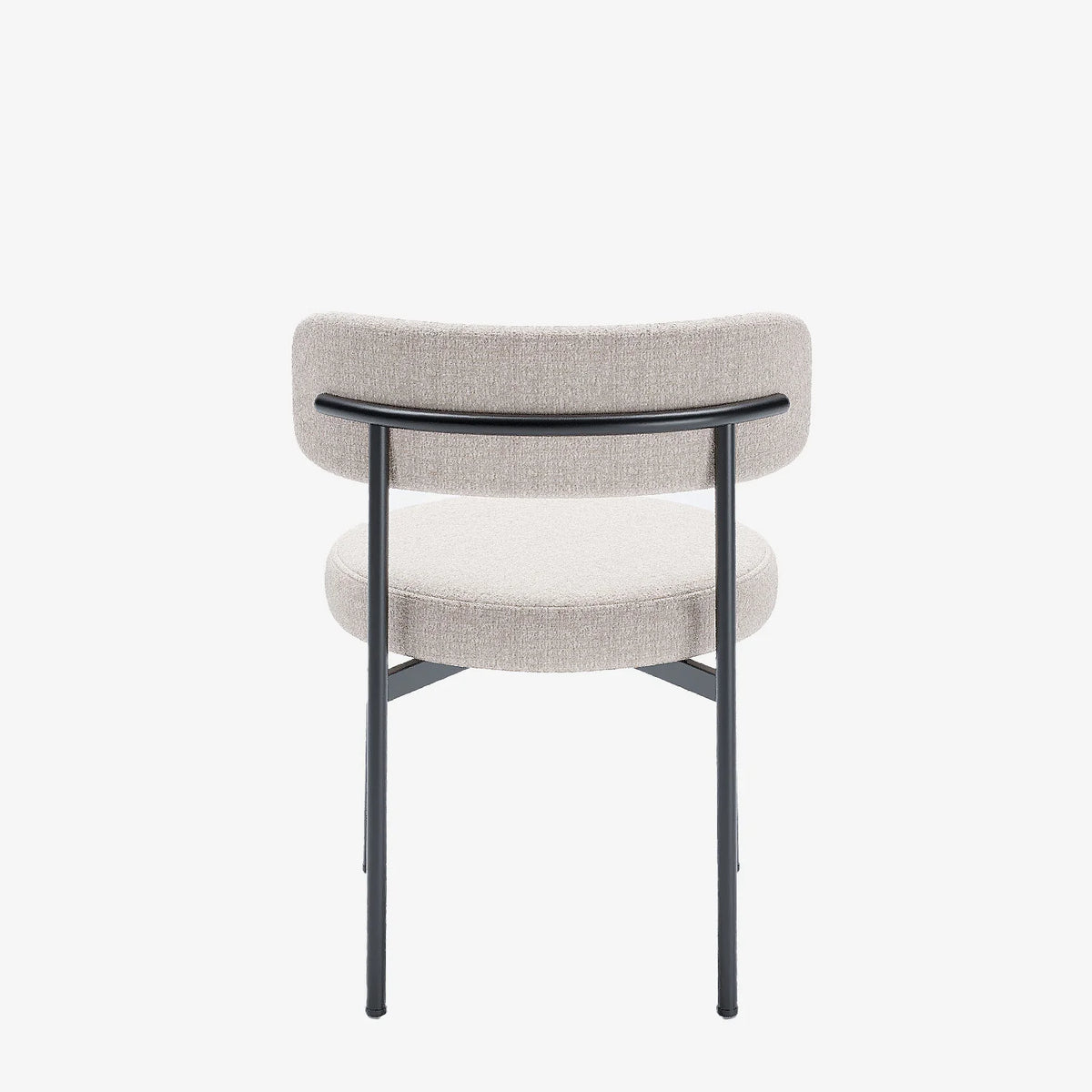 Lot de 2 chaises de table velours cr me Scarlett