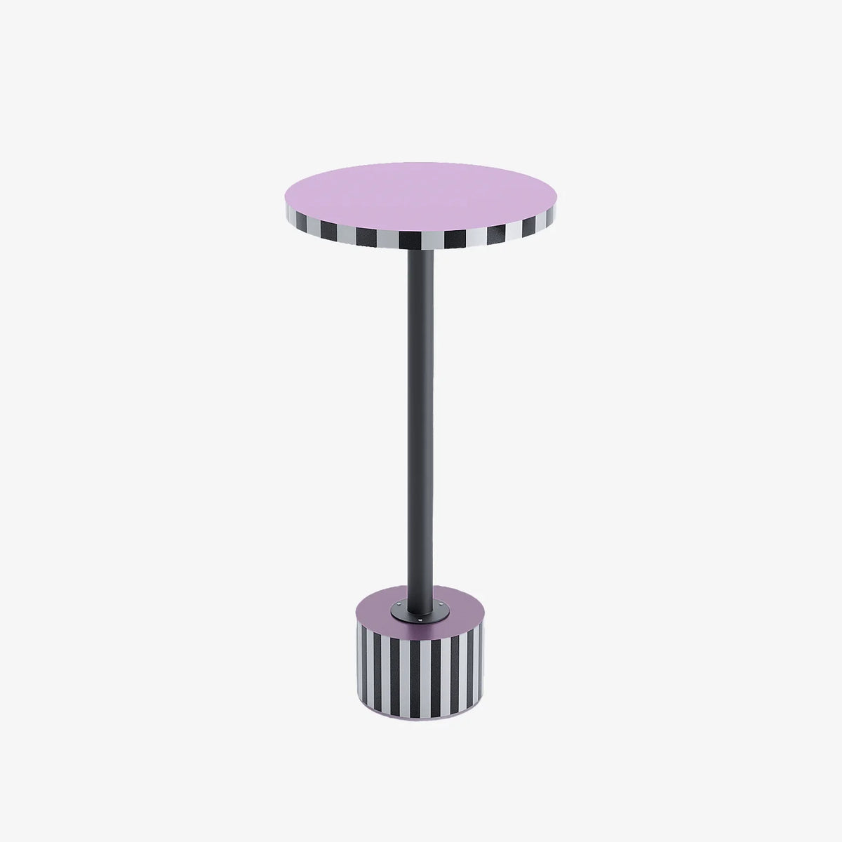 Table d appoint ronde originale couleur lilas Jasmin