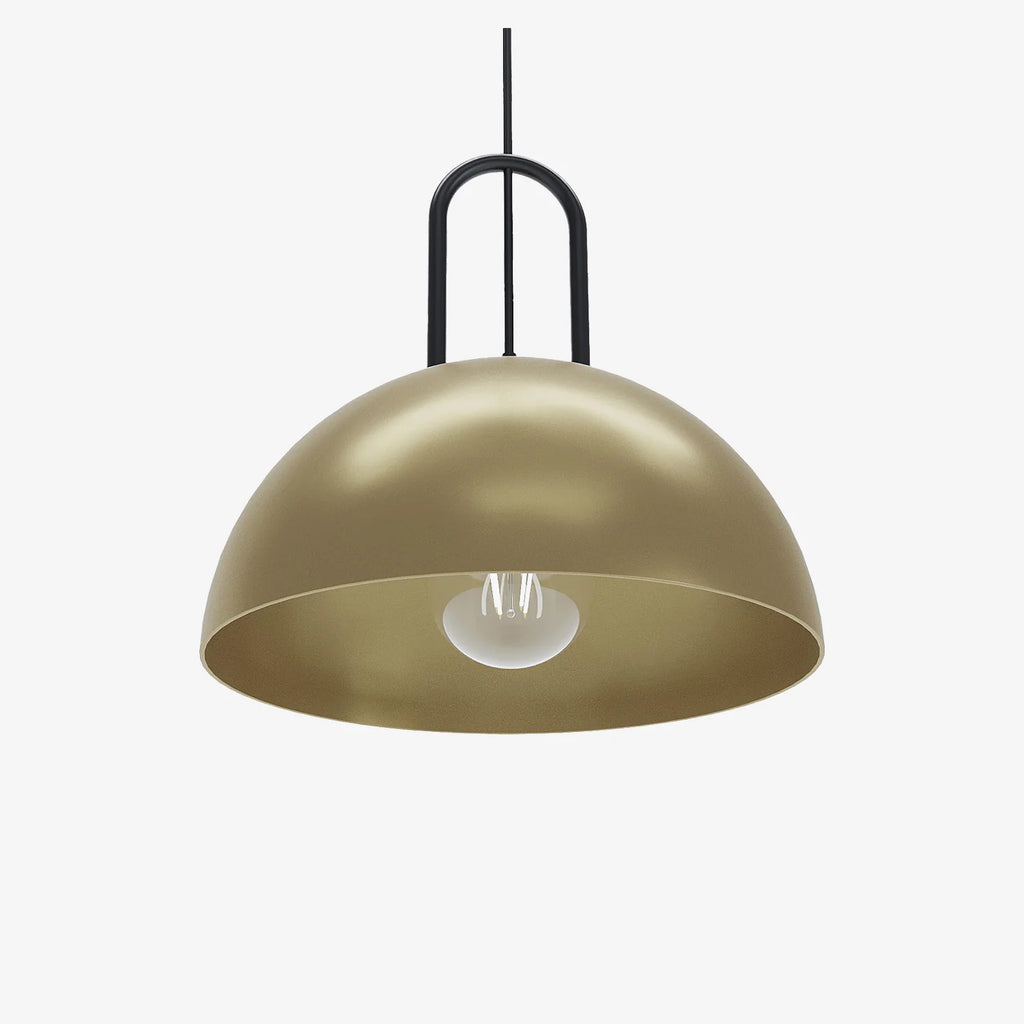 Luminaire suspension métal