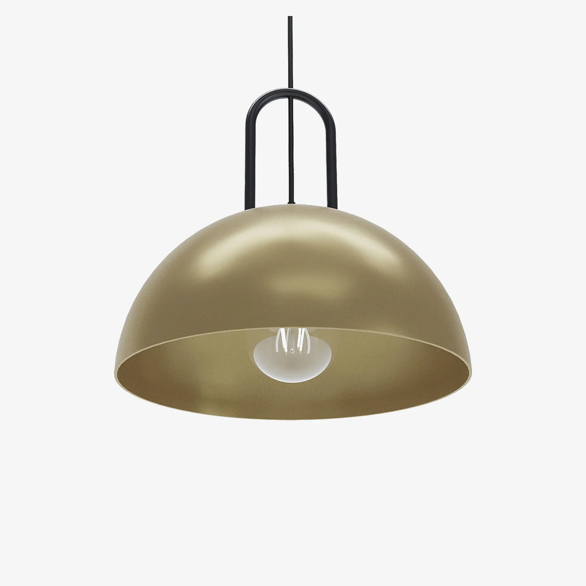 Luminaire suspension métal
