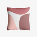 Coussin carr  rose d houssable 40x40cm