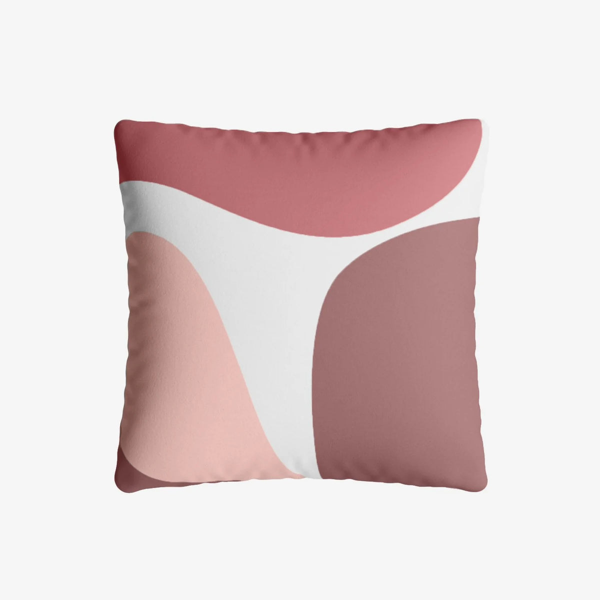 Coussin carr  rose d houssable 40x40cm