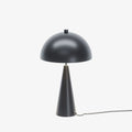 Lampe champignon   poser en m tal noir Monet