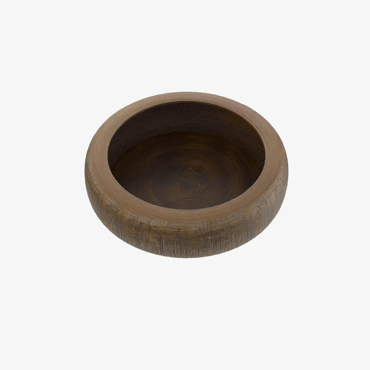Coupelle vide-poches design imitation bois Lagos