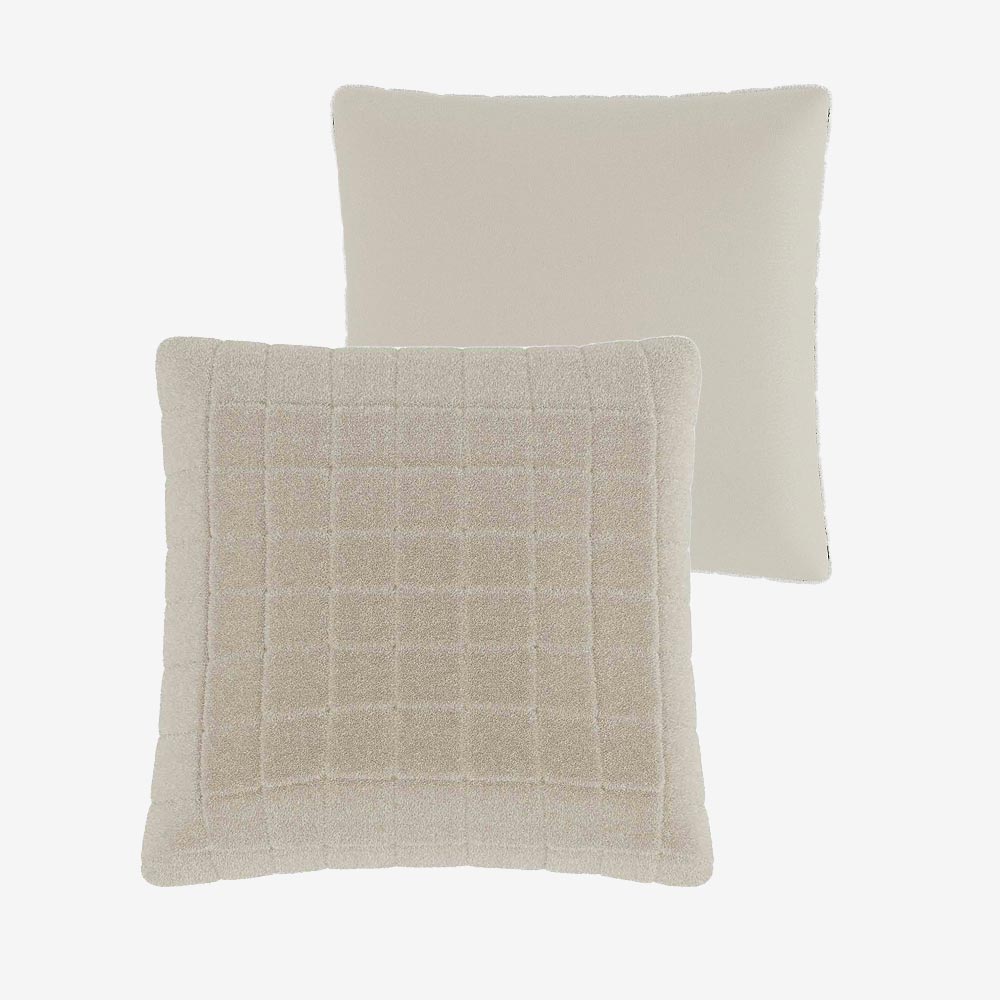 Coussin fourrure cr me Istanbul